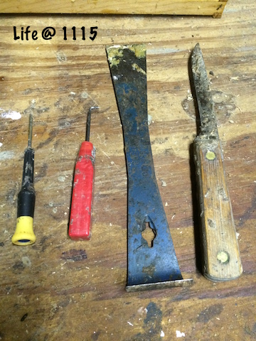 Tools for equipment cleaning