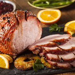 Traditional Sliced Honey Glazed Ham